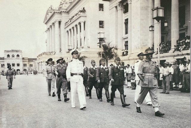WWII Singapore Japanese Surrender March